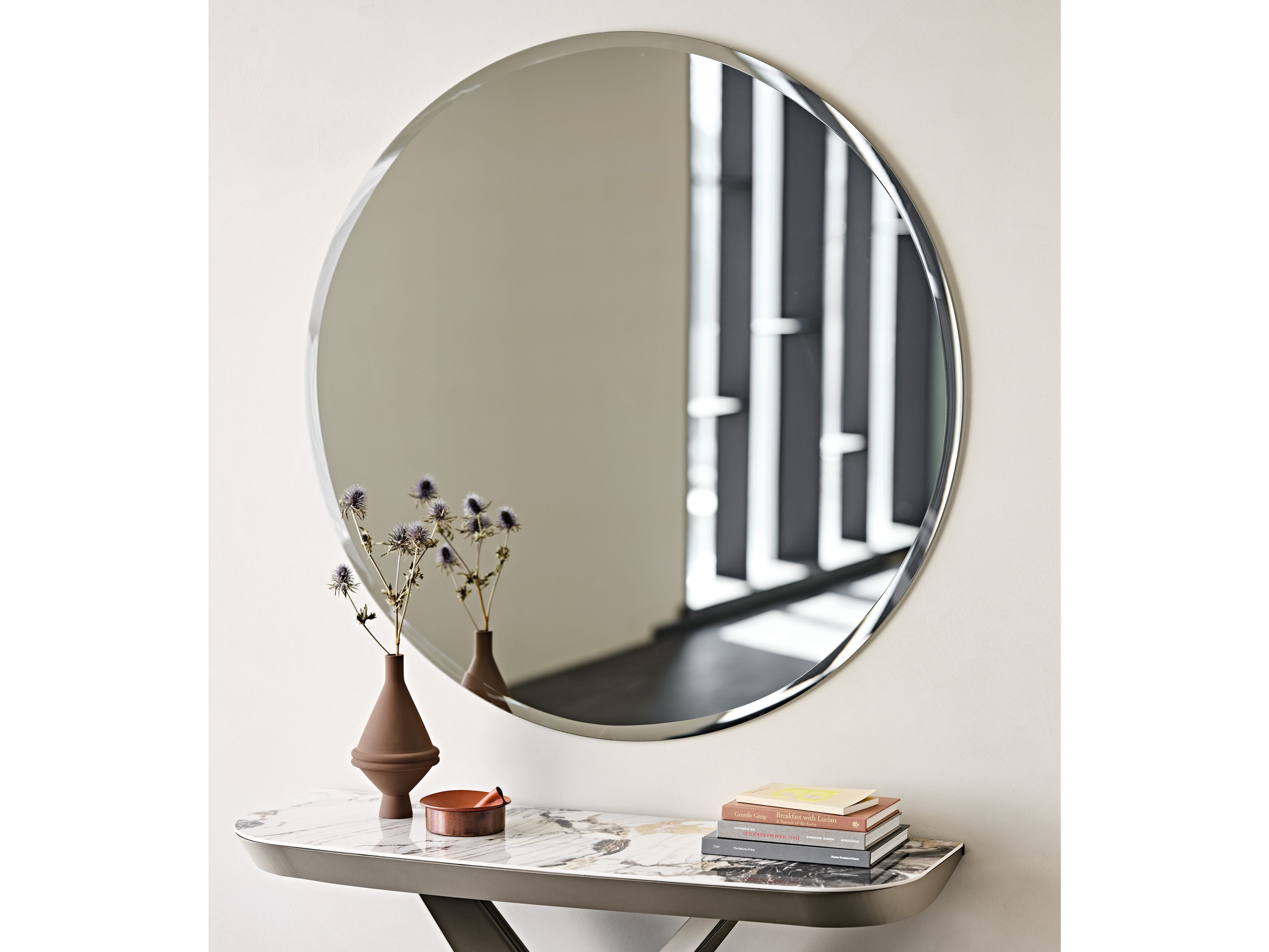 Настенное круглое зеркало Cattelan italia HAWAII ROUND ARCH-00093755