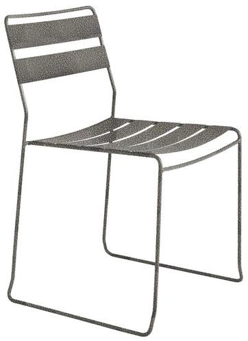iSimar Садовый стул из стали Portofino 8001 - Вид №7