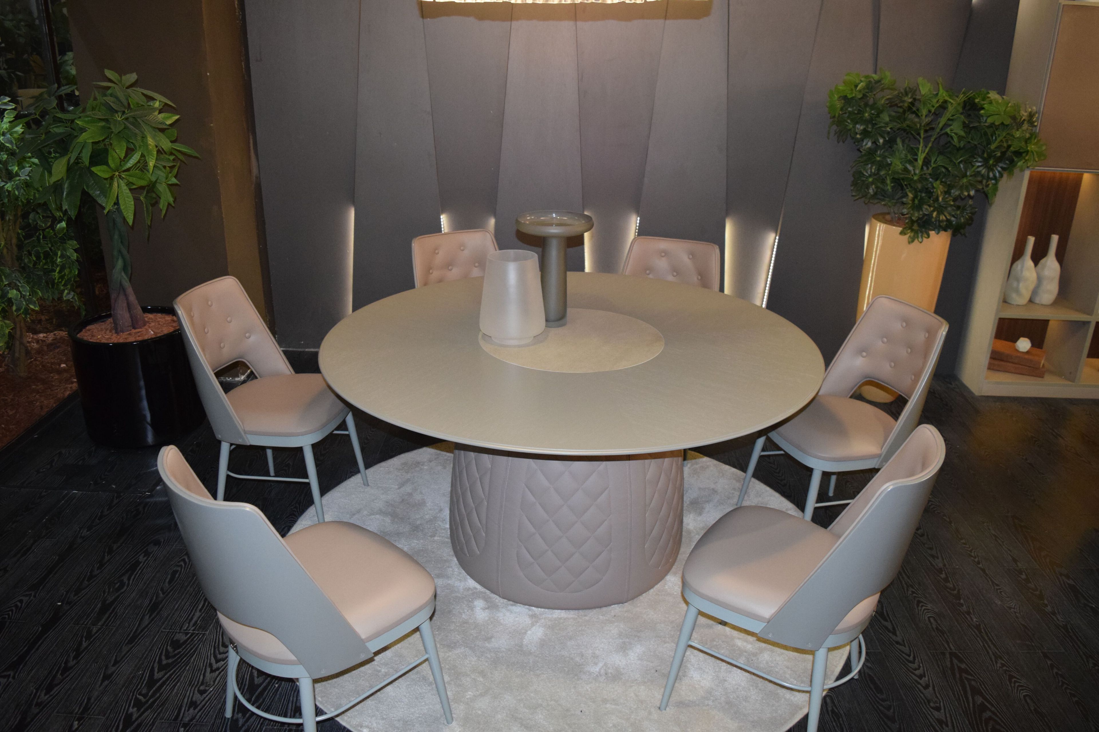 Круглый стол из МДФ с керамической вставкой ABLE POSITANO ARCH-00064596 - Вид №8