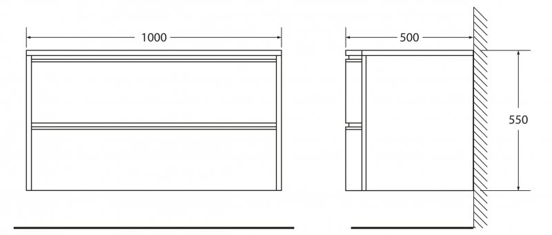 Мебель для ванной BelBagno PROSPERO BB1000DVC/TO  - Вид №3