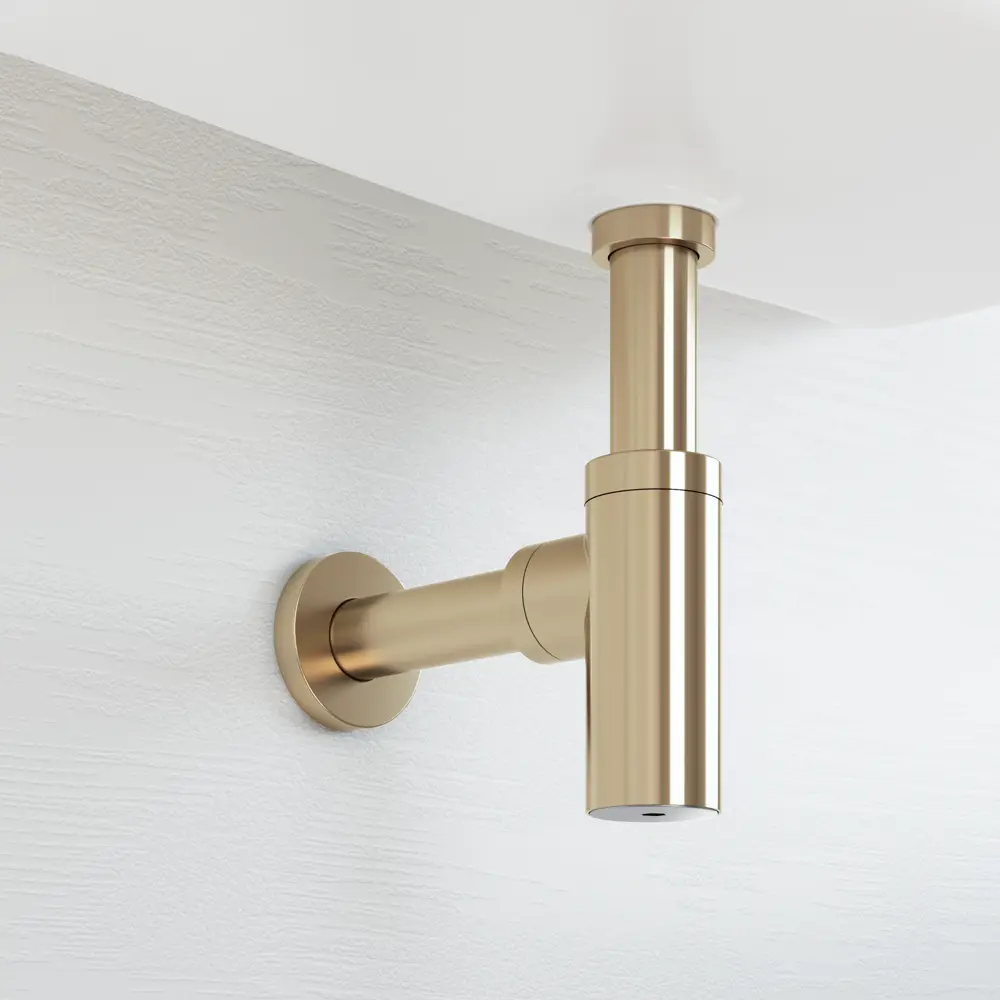 Сифон для раковины MONLID бутылочный золото 32 мм 89374484 STLM-1569247 - Вид №2