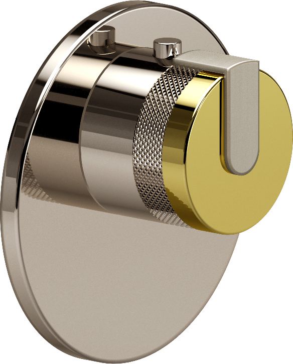 E-8027-R1PBE-L1SN-PN-T Термостатический переключатель 3/4-Внешняя часть GRAFF MOD+