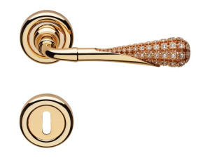 Латунная ручка с насадкой с кристаллами Swarovski®