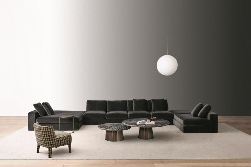 Meridiani Секционный диван со съемным чехлом из ткани Harold sun-id-1399953 - Вид №7