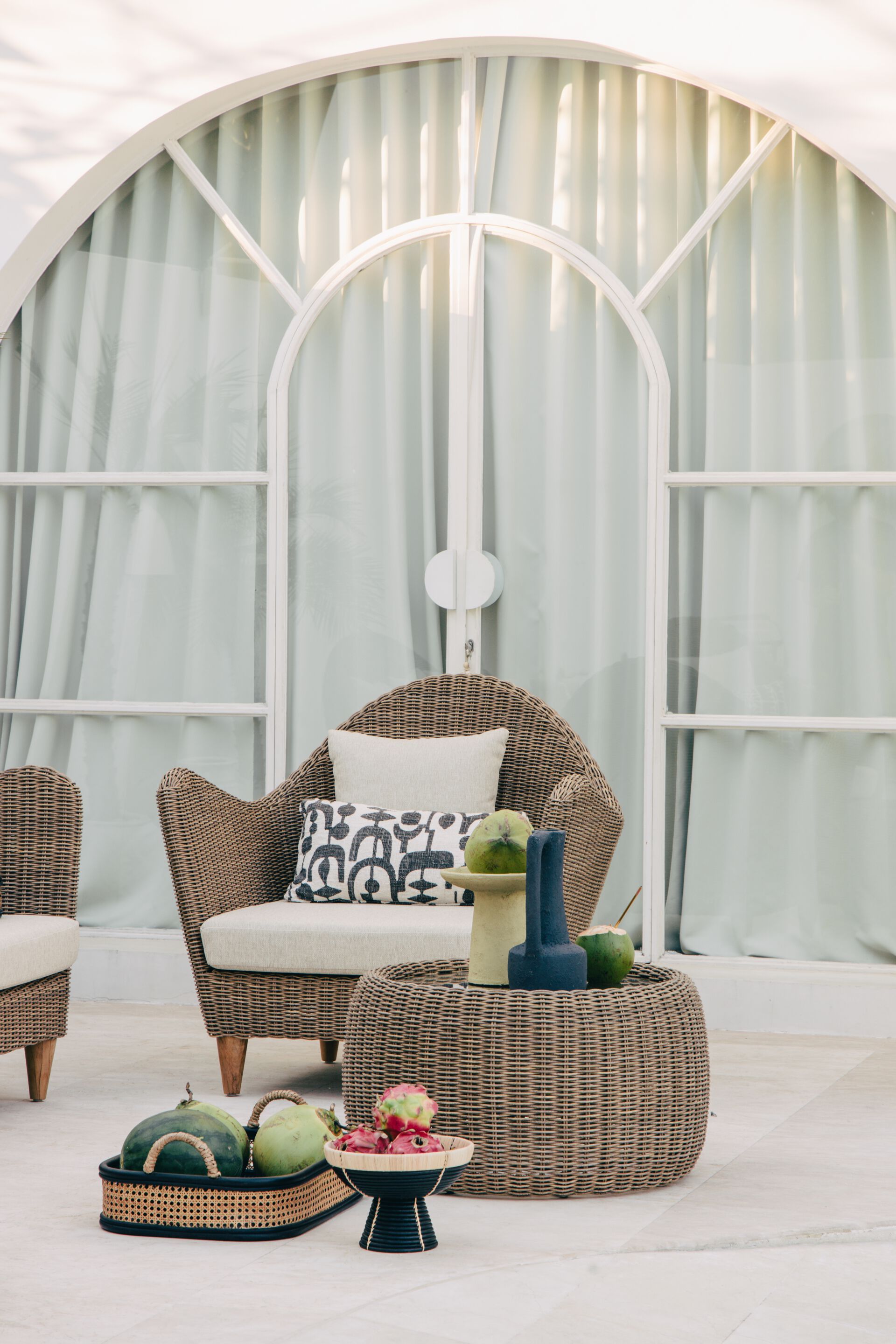 Круглый веревочный садовый столик cbdesign Zoya ARCH-00108245 - Вид №11