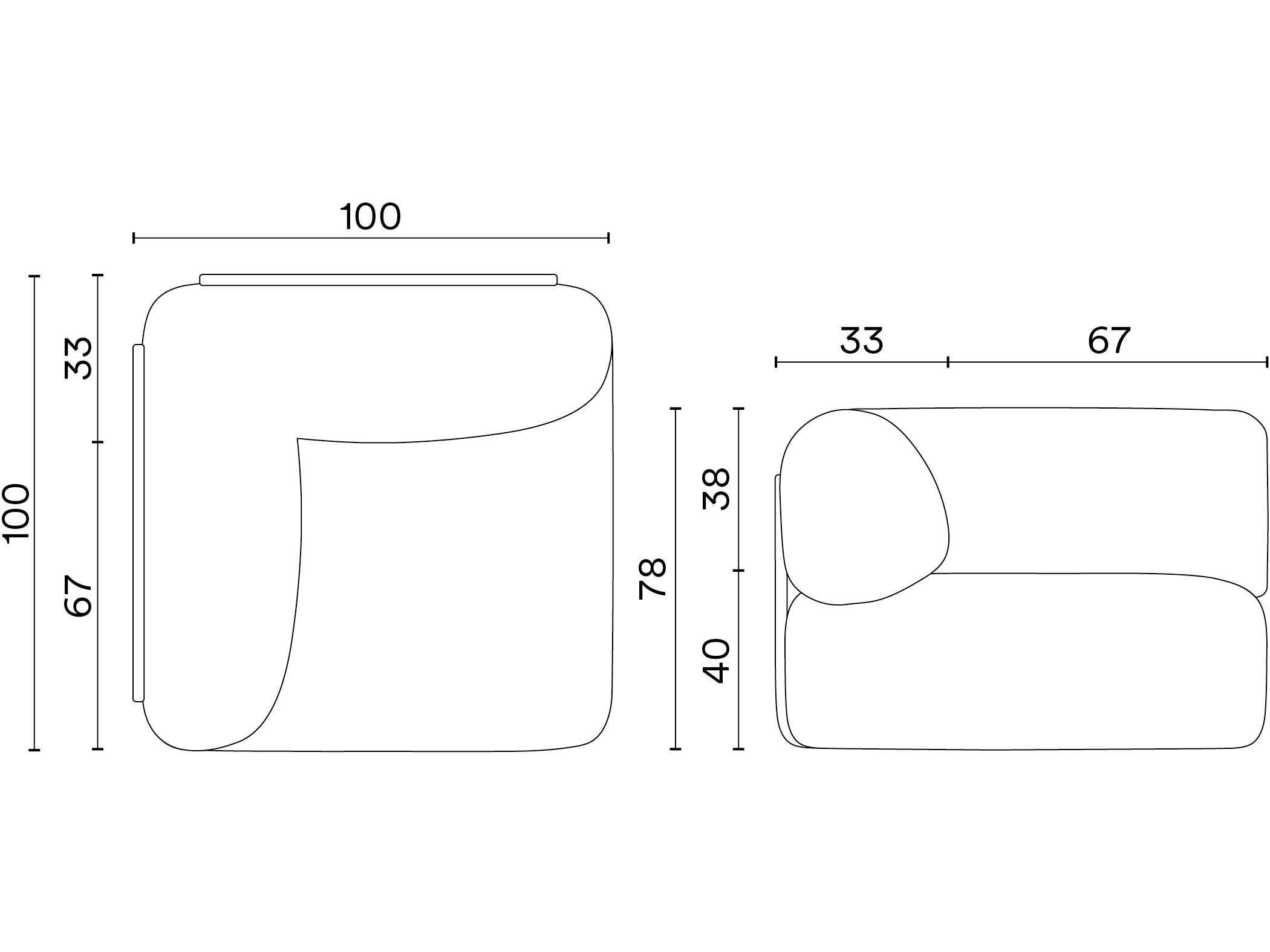 Угловой модуль Noah Living торий ARCH-00033084 - Вид №24