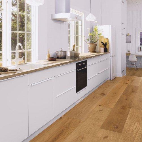 Инженерная доска Boen Chalet Traditional Live Natural Ированная Ebcx4kfd Дуб Натур с брашью (Текстурированная) 2000-4000х300 мм 2100420020 - Вид №2