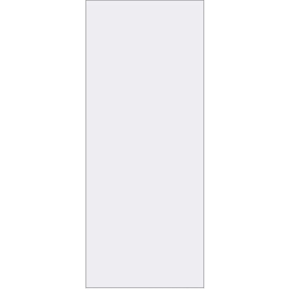 Дверь межкомнатная глухая Invisible 90x220 см цвет белый с замком обратное открытие алюминиевая кромка 89433708 STLM-2176251 VELLDORIS 