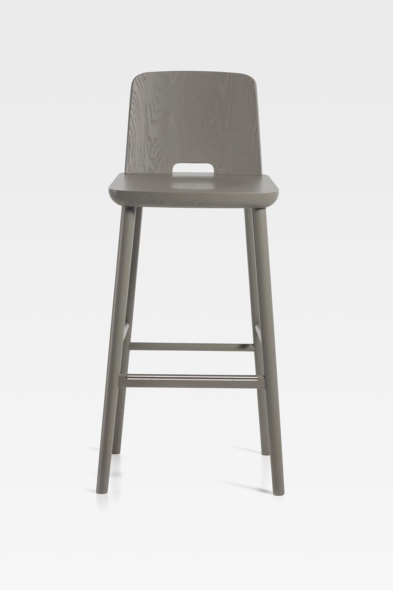 Высокий стул из ясеня со спинкой SIPA планшет ARCH-00036178 - Вид №16