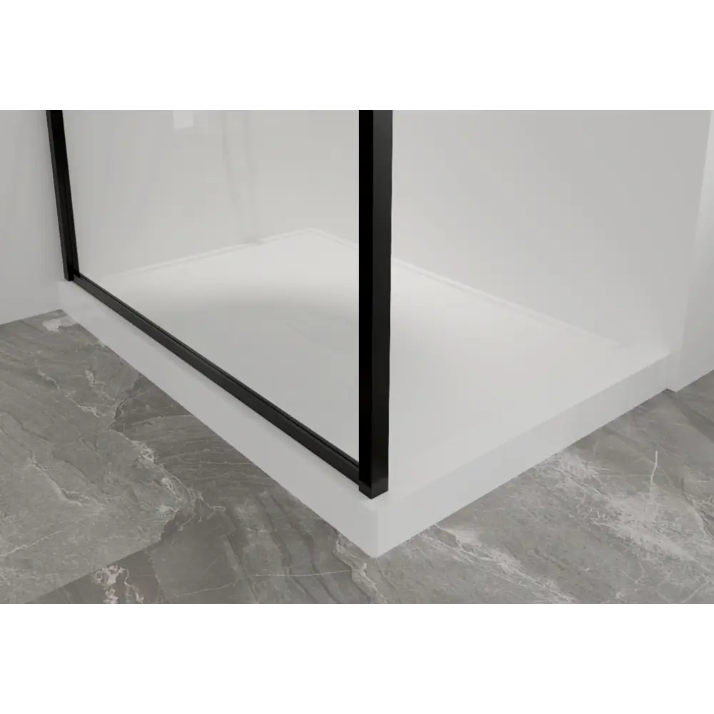 Душевая перегородка Awero Alcora 90x80см стекло прозрачное 6мм STLM-2076631 - Вид №4