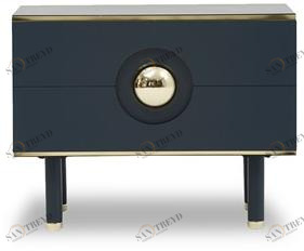 Enza Home Тумбочка прикроватная лакированная прямоугольная с ящиками Ottavia sun-id-1413811