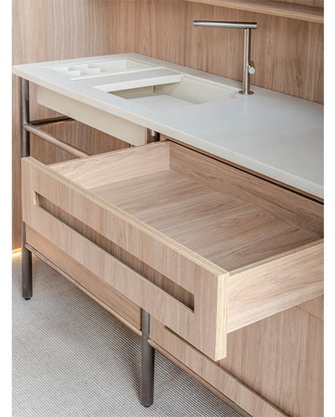 Vallvé Мебель для умывальника с ящиками Mineral 2600039 - Вид №2