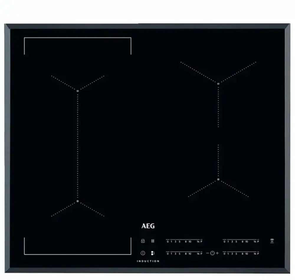 91313082 Индукционная варочная панель Aeg IKE64441FB 59 см 4 конфорки цвет черный STLM-0869966