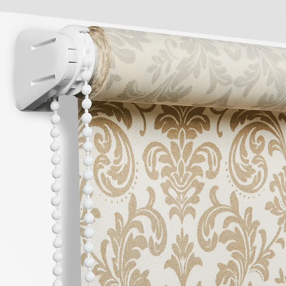 Штора рулонная Legrand Дамаск 100x175 см экрю DOMLEGRAND STLM-2172617 - Вид №1