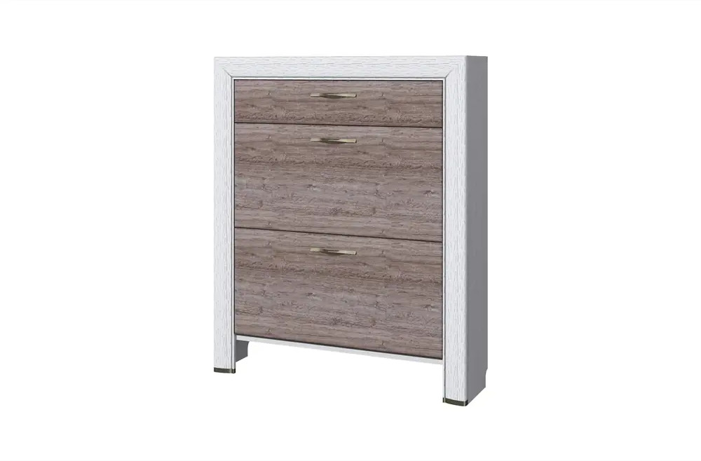 91733233 Шкаф для обуви Anrex 92.6x111.8x28.5 см ЛДСП цвет бежевый STLM-1086906