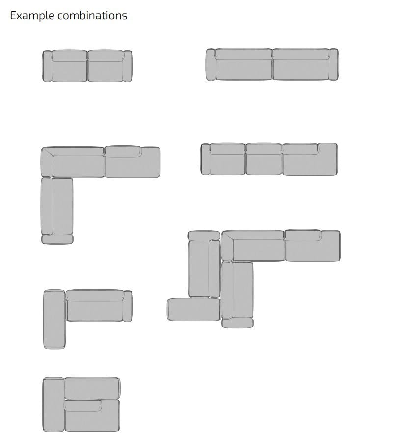 Ткань диван Intuit by Softrend BEN ARCH-00135356 - Вид №10