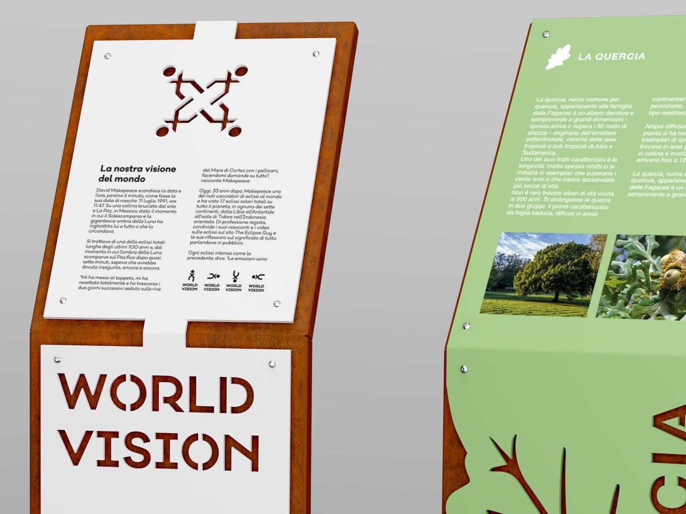 Стальная трибуна для общественных мест Corten™ Remor вывески парков ARCH-00099574 - Вид №3