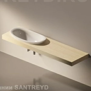 Flaminia IO e SI Столешница с отверстием под раковину от 150 до 200 см светлый дуб IO90M3.WL