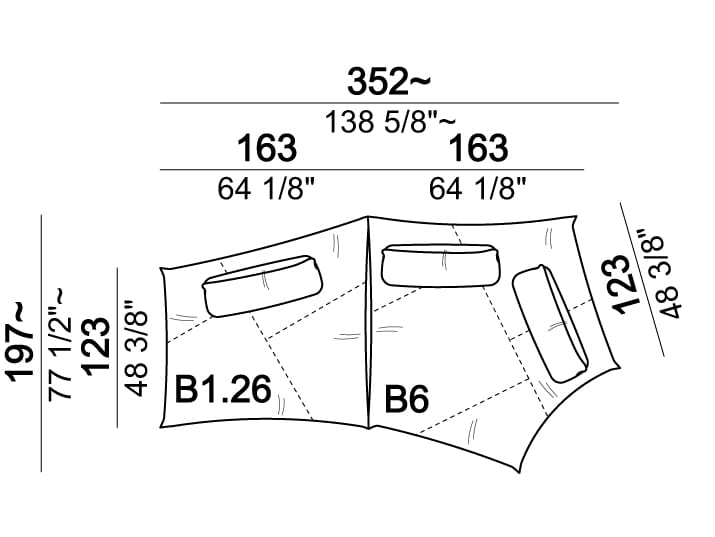 4-местный модульный диван Arketipo NIGHT FEVER ARCH-00101530 - Вид №24