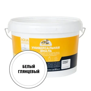 91829240 Эмаль универсальная Эксперт глянцевая цвет белый 2.5 кг STLM-1491372