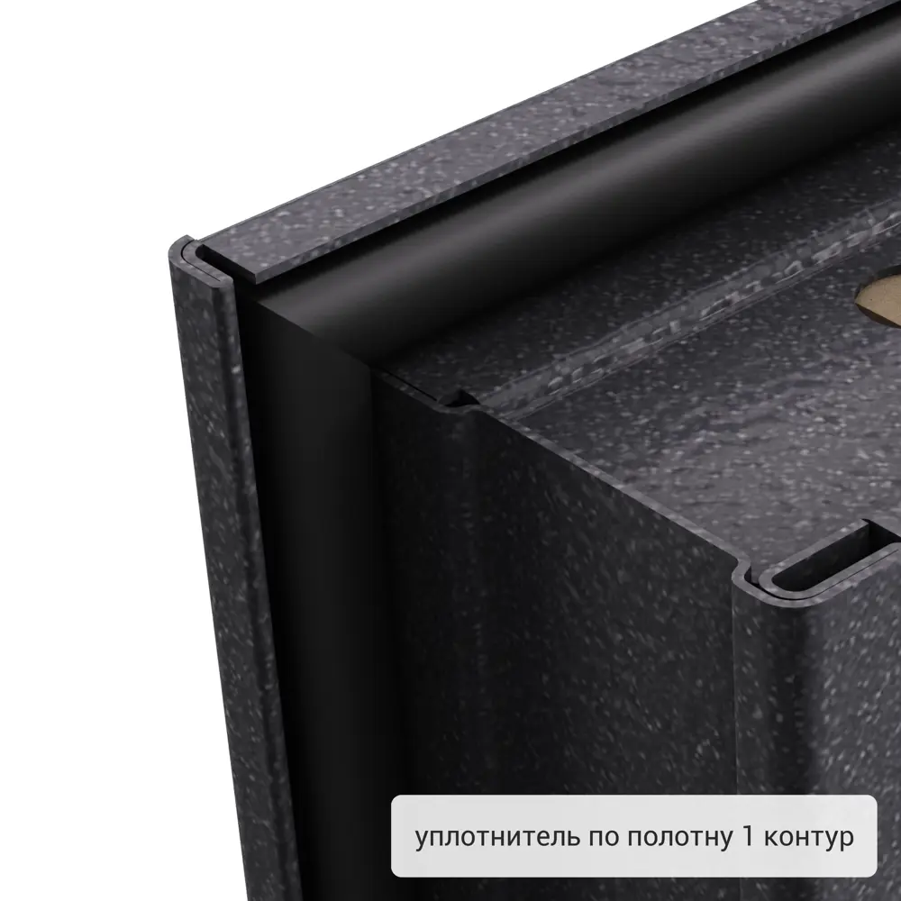 Дверь входная металлическая Страйд Linea 950 мм левая цвет серый TOREX STLM-2112276 - Вид №12