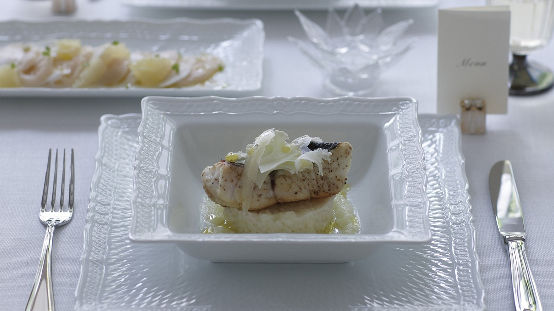 10581278 Noritake Блюдо прямоугольное Noritake "Шер Бланк" 27см Фарфор  - Вид №1