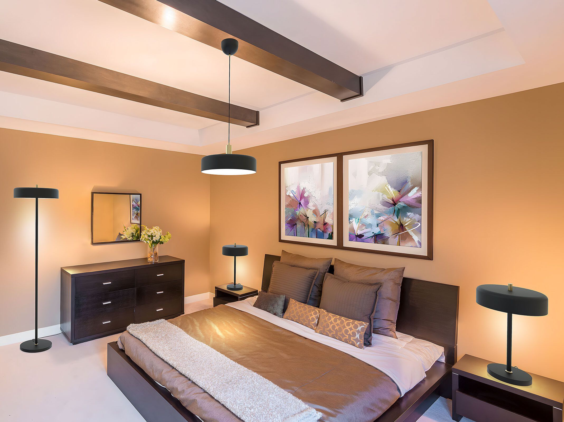 Металлический торшер Valaisin Grönlund Trendo ARCH-00043859 - Вид №8