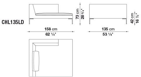 B&B Italia Модульный тканевый диван Charles large sun-id-1368437 - Вид №5