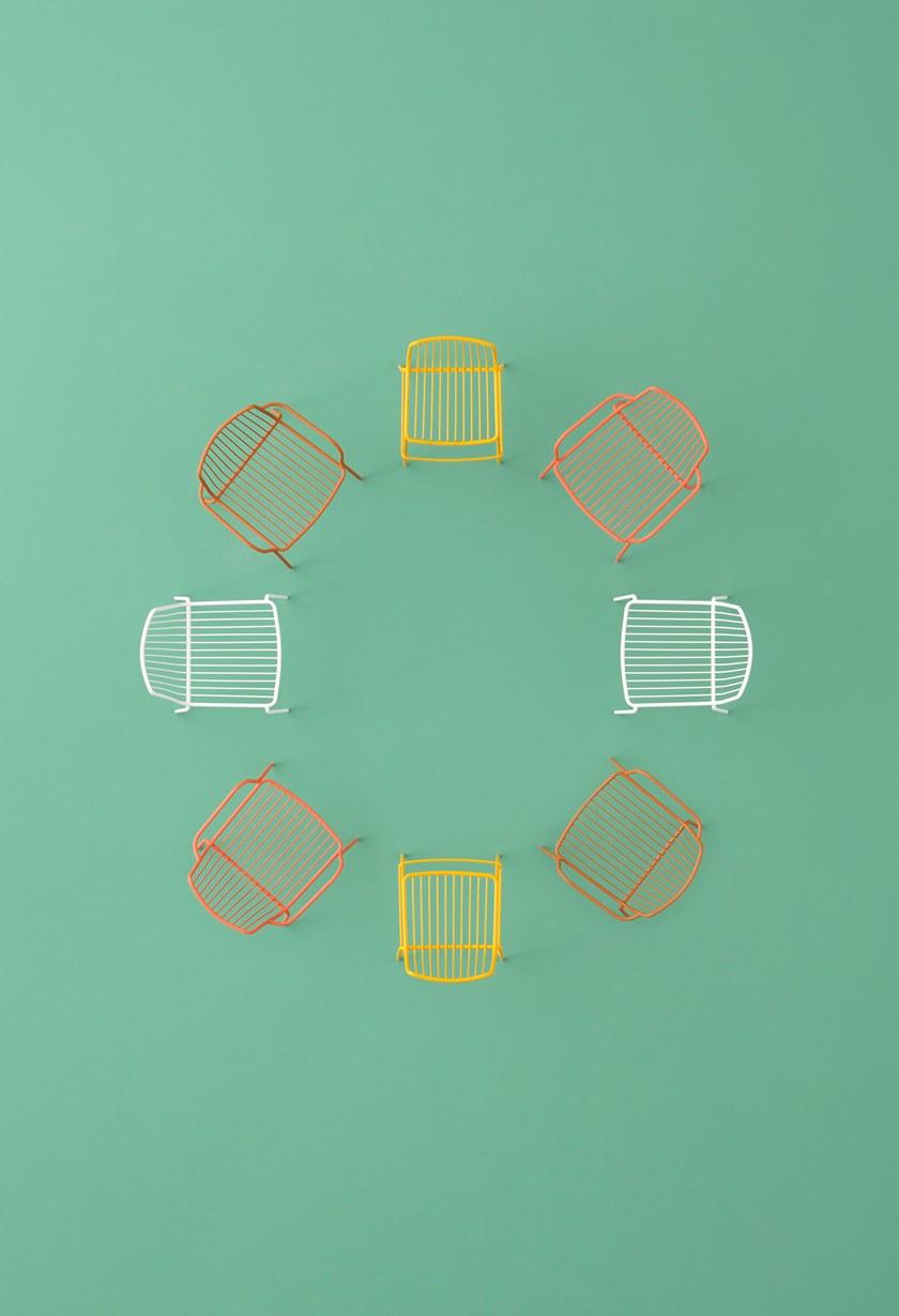 Pedrali Складной круглый садовый стол из стали Nolita 5453t - Вид №10