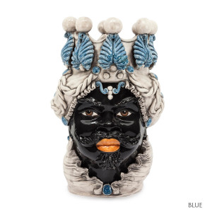 200655-80 ABHIKA ВАЗА МУЖСКАЯ МОРО БОЛЬШАЯ BLUE