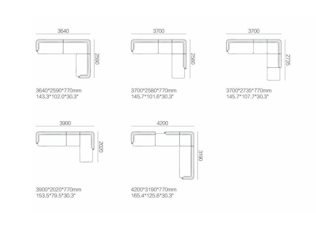 Ткань диван HC28 maison Mellow ARCH-00147033 - Вид №6