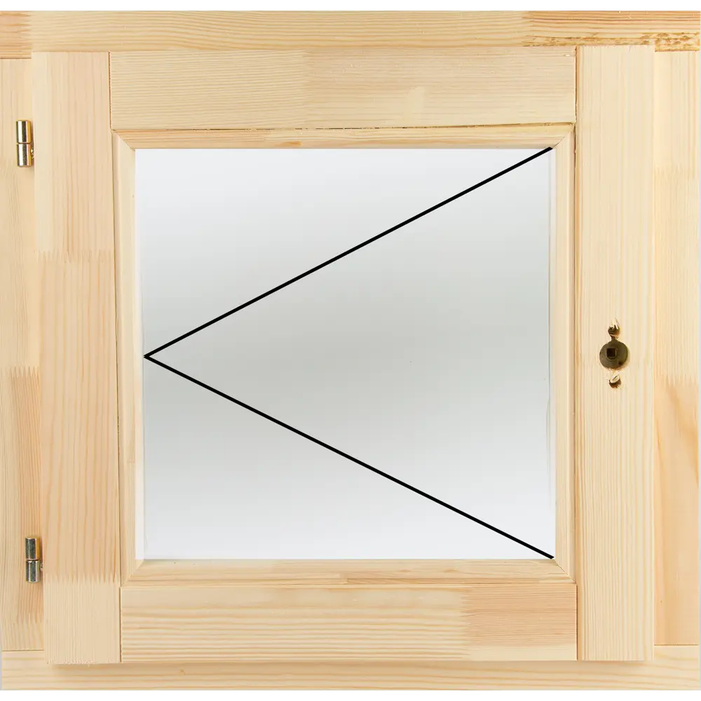 Santreyd Окно деревянное из сосны с однокамерным стеклопакетом 580×580 мм 15048390 STLM-0005239