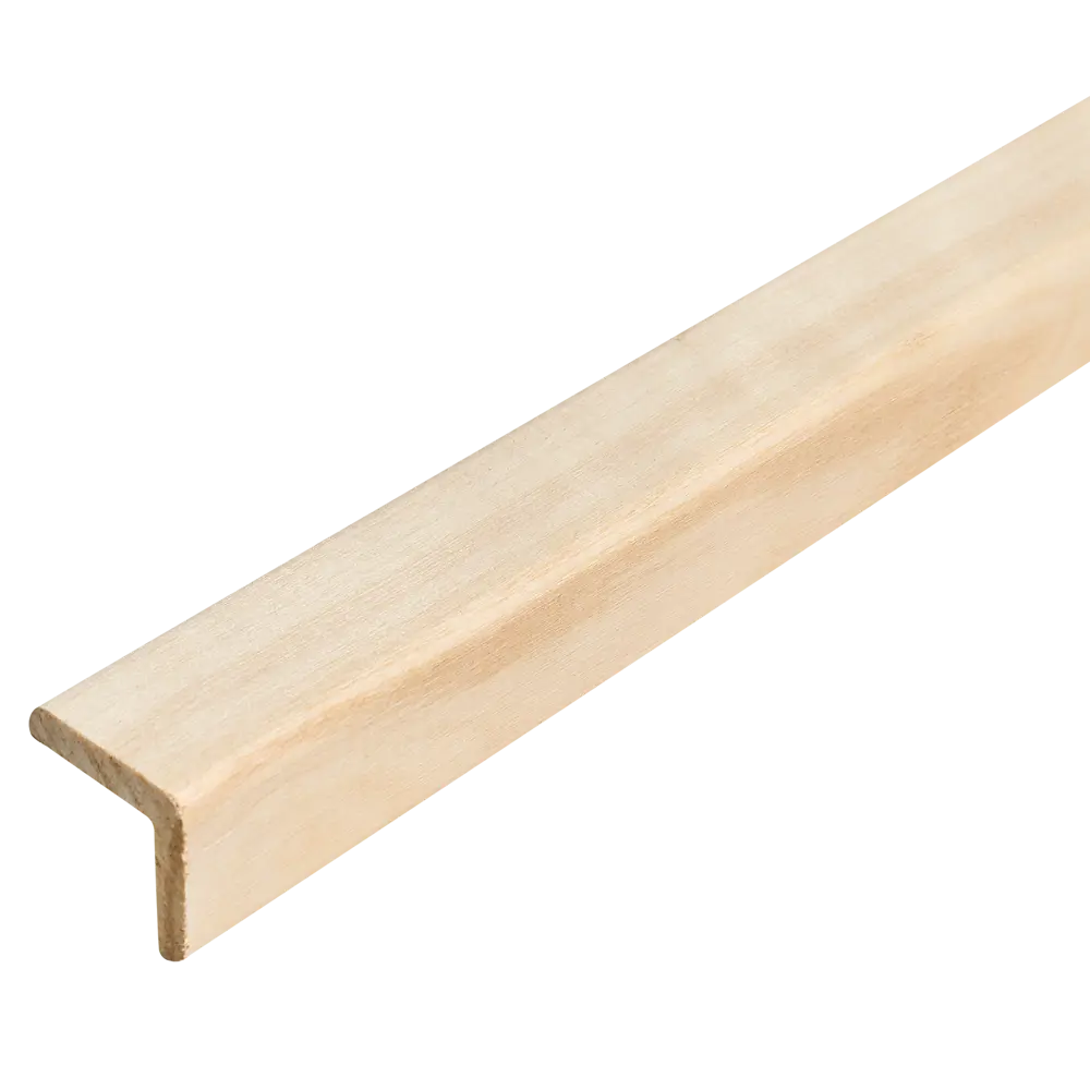 Уголок внутренний дерево сращенный 25x25x2000 мм осина сорт АА Santreyd STLM-2206942