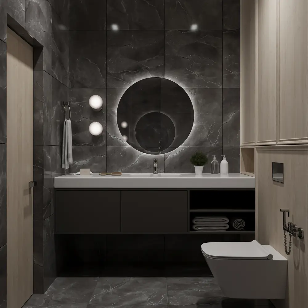 Керамогранит 60x60 ag pulse nero серый 1.44 м² 89417064 STLM-2186444 Santreyd ABGRES - Вид №3