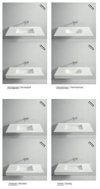 Прямоугольная раковина Corian® с столешницей Rexa уникальный ARCH-00029651 - Вид №8