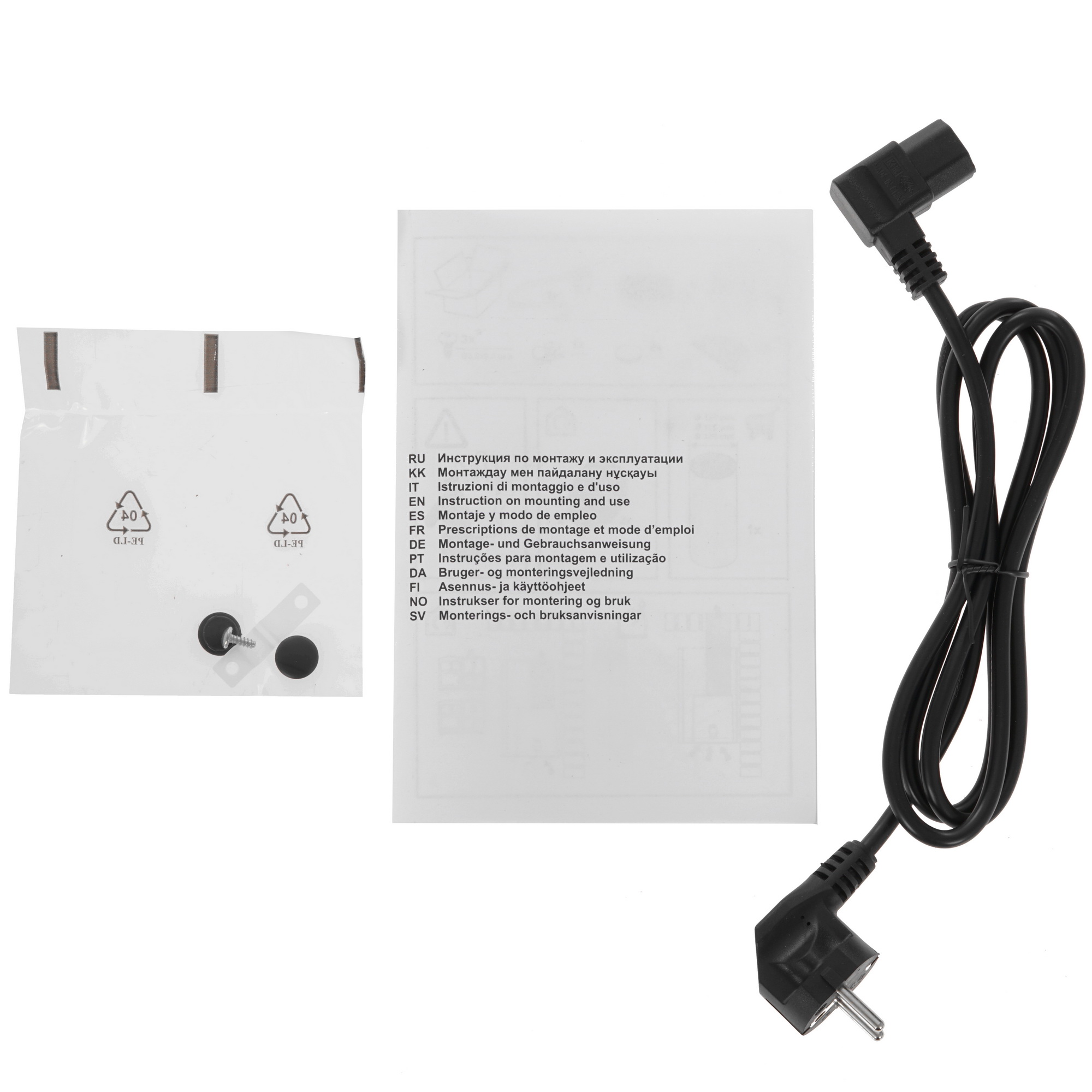 5352825 Вытяжка полновстраиваемая Jetair PLANE LUX BL/A/72 черный/черный STDN-0094871 - Вид №10