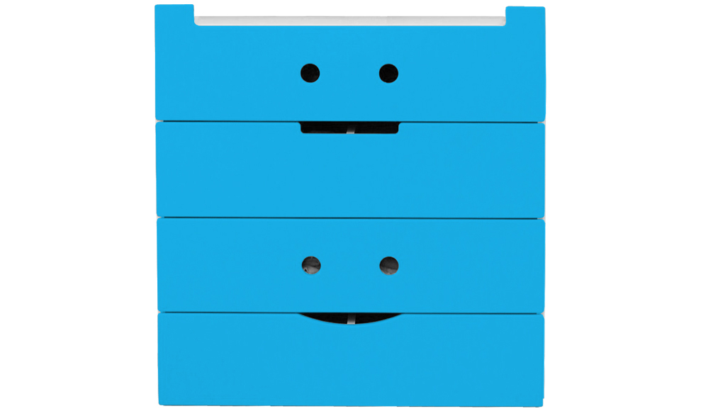 Комод детский с 4 ящиками и декором "Близнецы Валли и Вилли" МАНДАРИН ЧУДИКИ 178772 Зеленый Santreyd  - Вид №3