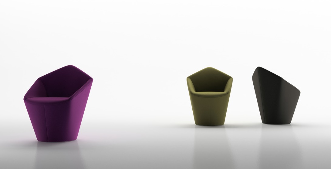 005675 Поворотное кресло Penta Viccarbe  - Вид №3