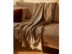 Шерстяное полосатое одеяло