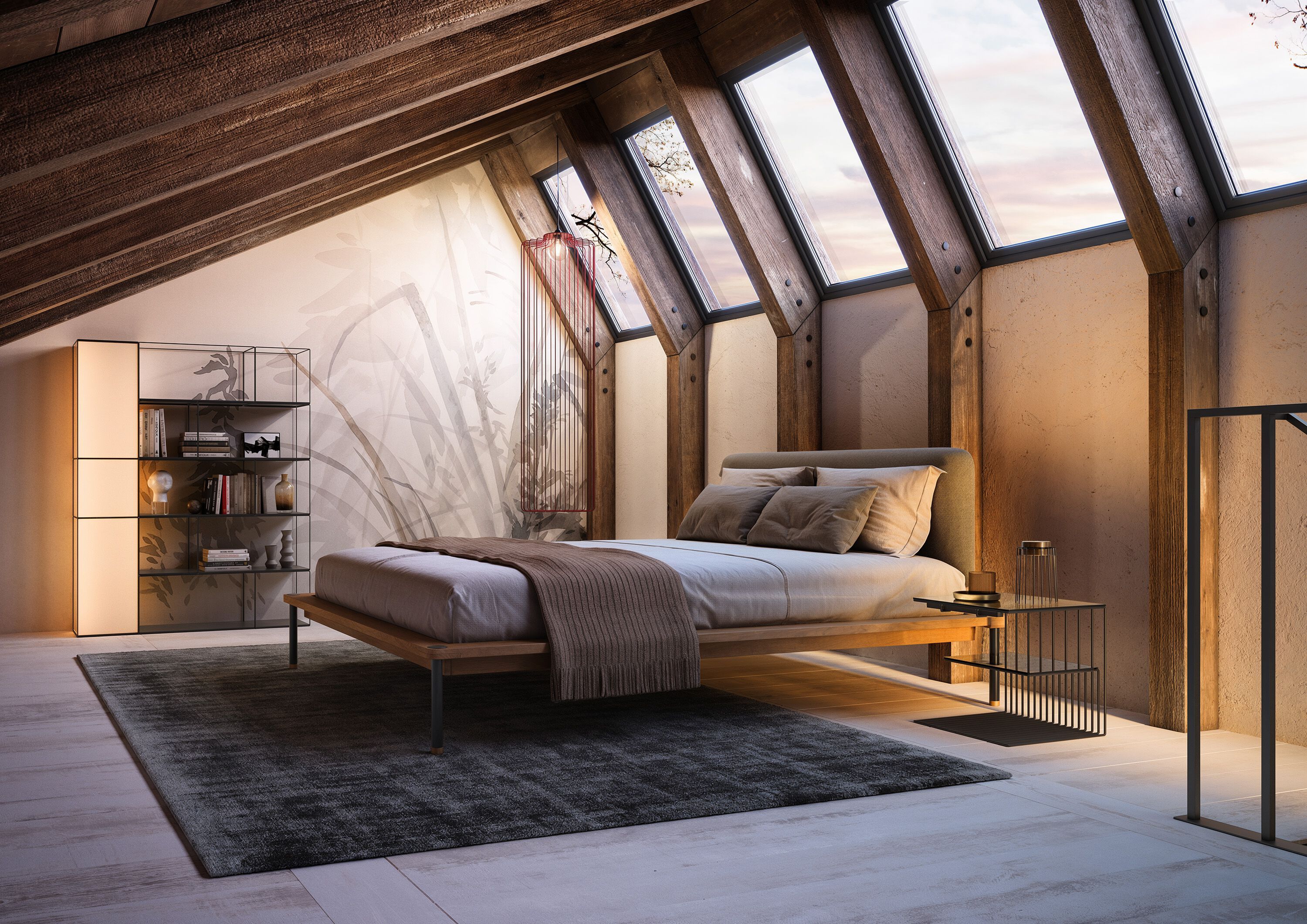 Журнальный столик из железа и стекла Pipedesign COMOLINO ARCH-00140564 - Вид №2