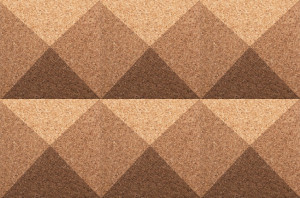 310 112 000 Пробковая 3D-плитка для стен Pyramid GRANORTE 3DForms