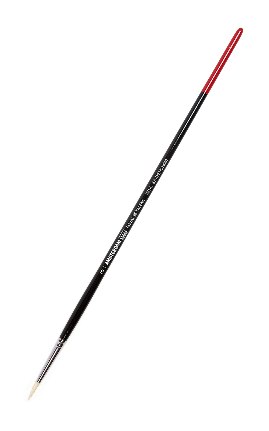 351 Кисть синтетика для акрила круглая длинная ручка №03 AM--L-3 Royal Talens Amsterdam 