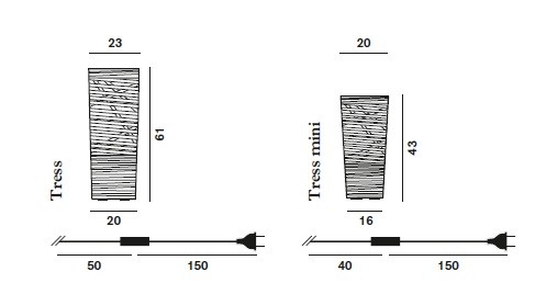 Foscarini 182001 20 Tress tavolo nero лампа настольная 90739 - Вид №3
