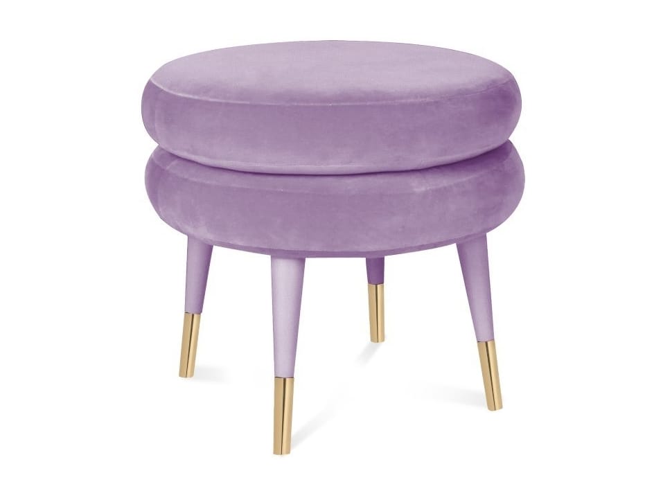 Бархатный низкий стул ROYAL STRANGER MARSHMALLOW ARCH-00022152 - Вид №2