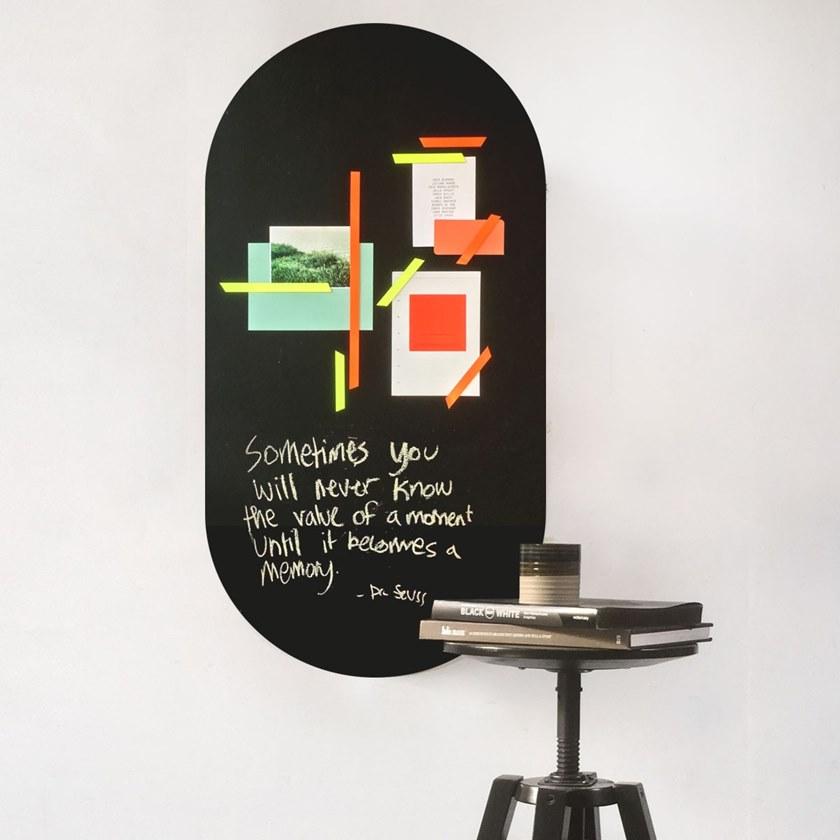 Groovy Magnets Однотонный клейкий декор Chalkboard St-ch-ov-49x90 - Вид №1