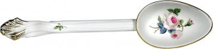 10558868 Meissen Ложка для соуса 22см "Белая роза" Фарфор
