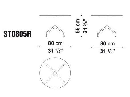 Круглый журнальный столик для контракта B&B Italia Project ARCH-00073921 - Вид №3