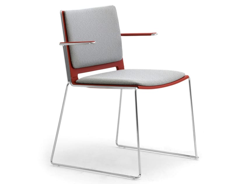 Стул из полипропилена и ткани Leyform iLike ARCH-00077843