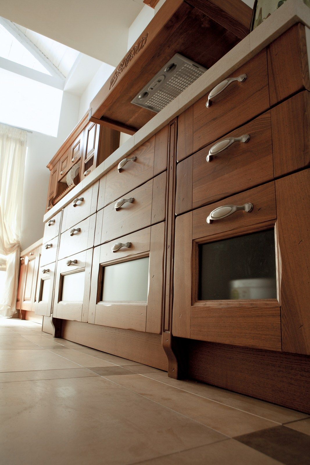 Линейная секционная кухня из ясеня Floritelli Cucine ARCH-00074128 - Вид №4