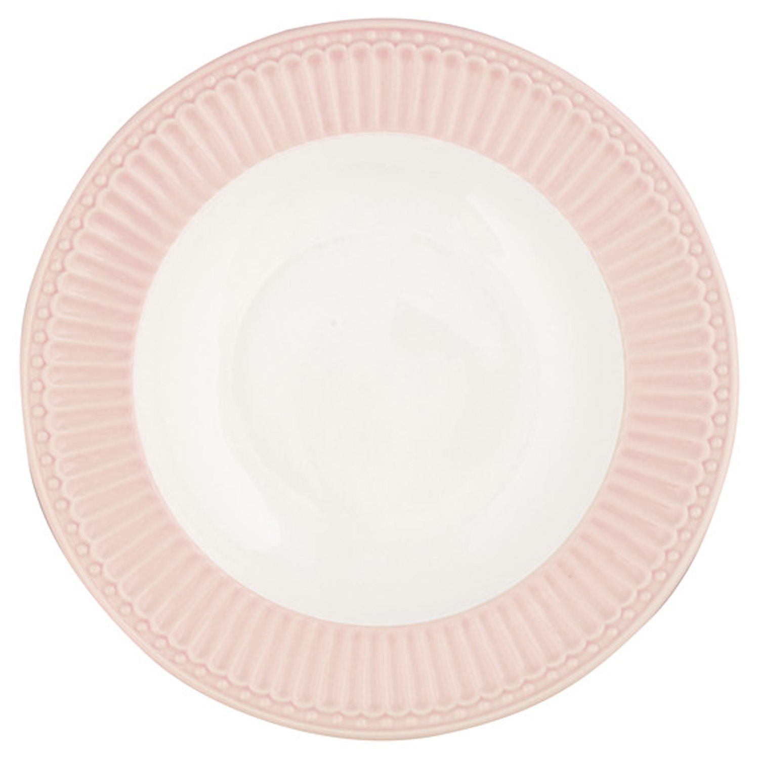 STWDPLAALI1906 Глубокая Тарелка "Alice Pale Pink" Greengate SS2018 